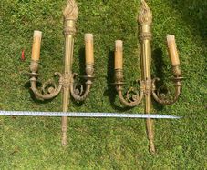 Wall lights Antique Guilt Pair