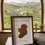 Home is Where the Heart Is Handcrafted Walnut Ireland Shadow Box Frame with Gift Box Image 3