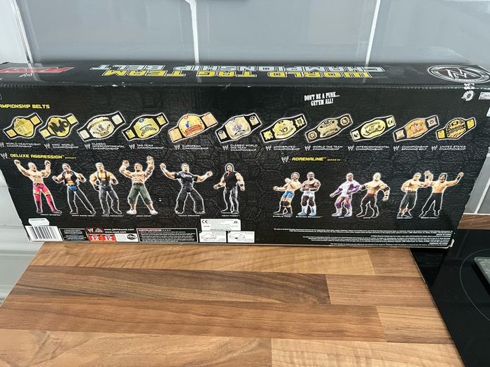 WWE Randy Orton & Edge Action Figures w/ Tag Team Championship Belt