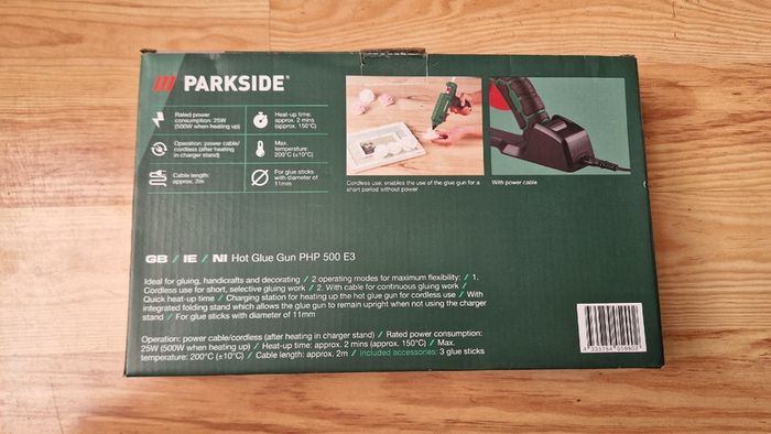 Parkside Hot Glue Gun PHP500E3