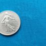 1 franc Semeuse, nickel, strike medal 1960 Paris  VG10 (with larger zero rare coin) Image 2