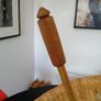 Vintage Oriental Hand Painted Bamboo Umbrella Image 9