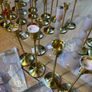 wedding decor bundle candlesticks and faux flowers Image 7