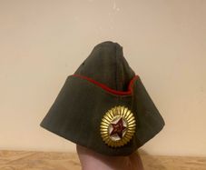 Original Soviet Army Officer Field Pilotka dated 1980s. Militaria
