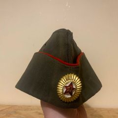 Original Soviet Army Officer Field Pilotka dated 1980s. Militaria