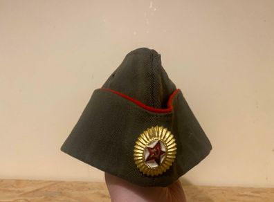 Original Soviet Army Officer Field Pilotka dated 1980s. Militaria