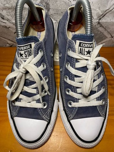 Converse All Star Ladies Navy Canvas Lo Top Trainers UK4 EUR36.5