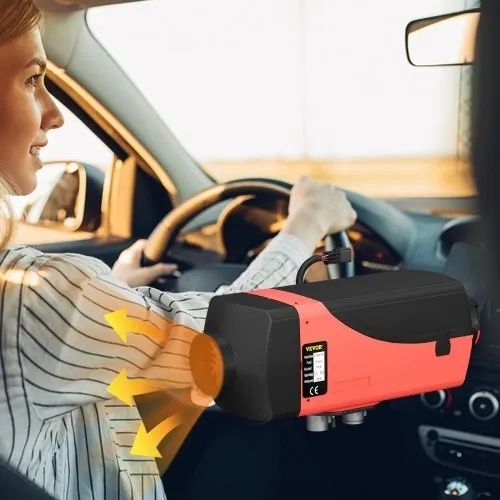 12V 2KW Diesel Air Heater Diesel heater Parking heater Air Diesel heater with Silencer,10L tank, LCD switch for cars, buses, RVs, trucks, engineering vehicles
