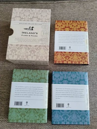 Ireland's Flora and Fauna Appletree Deluxe Editions Trees and Shrubs Wild Flowers Birds a beautiful collection of three books with lovely illustrations in excellent condition with no issues FREE STANDARD POSTAGE INCLUDED