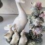Lladro "How Do You Do?" Figurine : Mother Duck with Ducklings & Snail Image 3