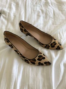Gerard Deral leopard print kitten heels