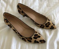 Gerard Deral leopard print kitten heels