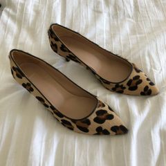 Gerard Deral leopard print kitten heels