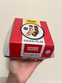 socks gift box Christmas