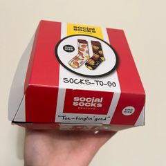 socks gift box Christmas