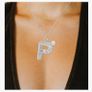 Brand New Mikovivi Glitter Letter Necklace, Image 6