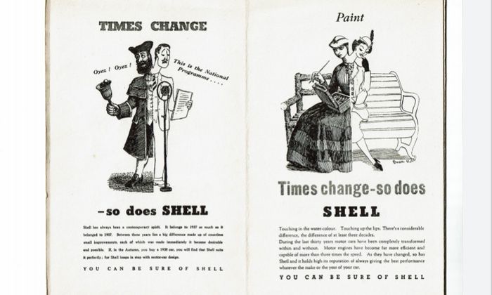 SHELL OIL 1937 pamphlet illustrated by Brian Robb