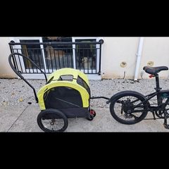 Dog stroller and bike trailer