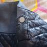ladies jacket. Padded design. Black with grey material. Size small Image 9