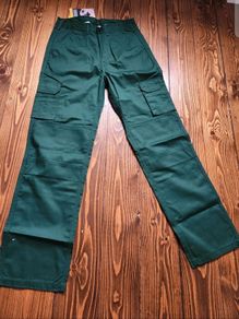 Work Trousers BNWT 32R Bottle Green.