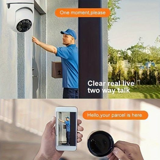 Bulb WIFi Camera PTZ Camera AI Intelligent Security Camera With Video Monitoring