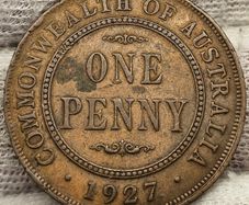 Australia 1927 1d Penny