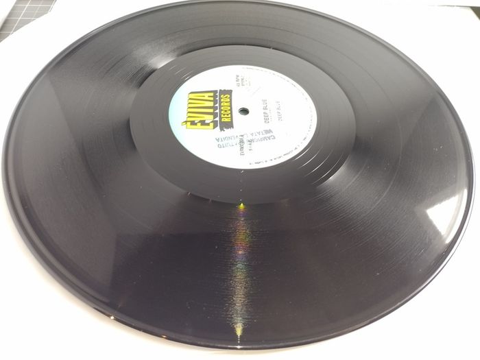 Deep Blue - Deep Blue - Eviva Records - HUGE Ibiza SASHA Classic! Downtempo Ambient HOUSE Breaks ORIGINAL 1990 Pressing! Condition: Near MINT!