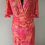 New angel sleeve wrap dress Image 3