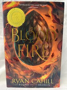 Ryan Cahill SIGNED Of Blood and Fire 1st Edition Bound & The Broken Tour Bundle