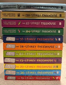 Treehouse Books - The 13-Storey to 143-Storey Treehouse (11 Books) - Andy Griffiths & Terry Denton