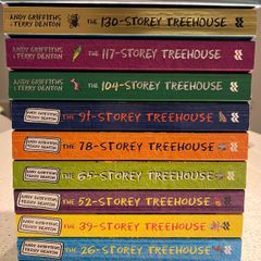 Treehouse Books - The 13-Storey to 143-Storey Treehouse (11 Books) - Andy Griffiths & Terry Denton