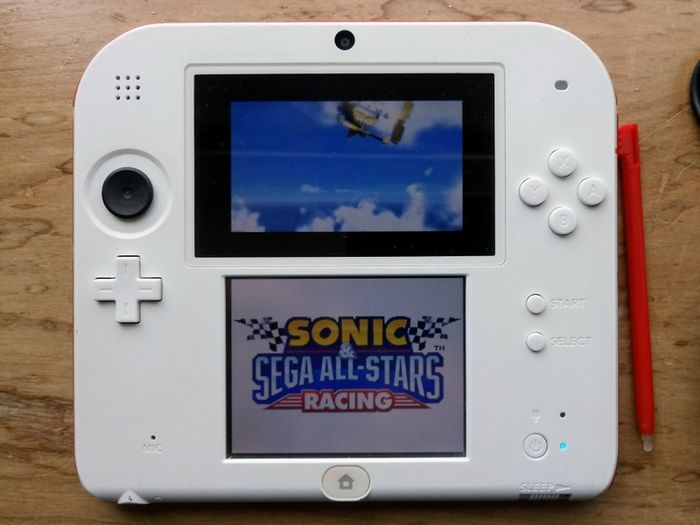 Nintendo 2ds Whitered Sonic Sega All Stars Racing For Sale in Kilcock ...