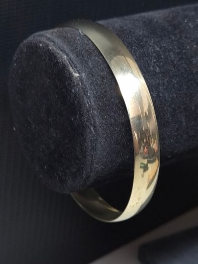 Vintage 1970s 1990s 9ct Solid Gold Bangle Bracelet 12.5g