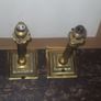 2 vintage  solid brass  lamps Image 3