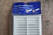 Fixed Louvre 100mm wall vent /grill  - Sealed in Plastic
