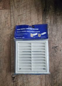 Fixed Louvre 100mm wall vent /grill  - Sealed in Plastic