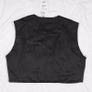 Zara Black Faux Suede Studded Waistcoat Vest Size XL Image 6