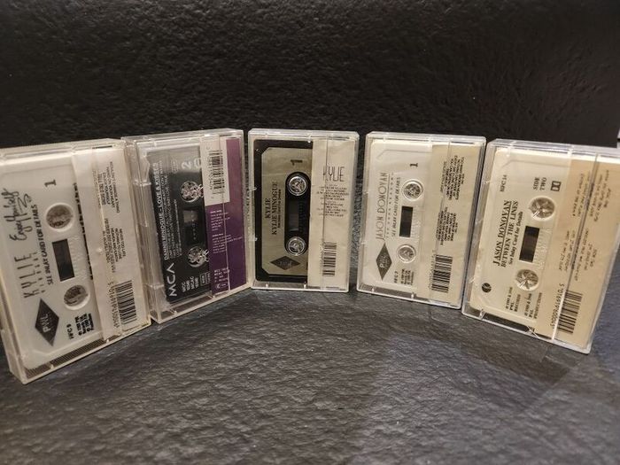 Kylie Minogue, Dannii, Jason Donovan Cassette Tape Bundle
