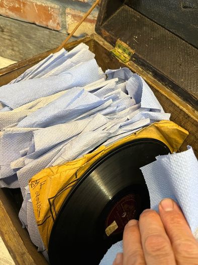 vintage vinyl box