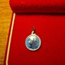 Blue Virgin Mary Medal Image 4