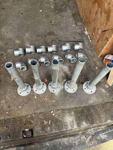 KEE KLAMP . Rail and fittings . Heavy gauge . Galvanized