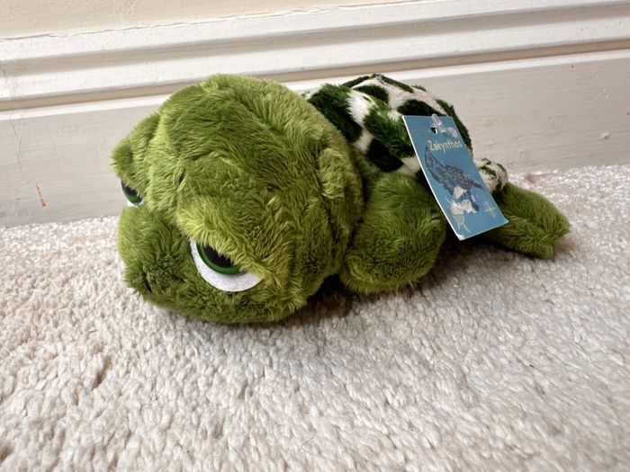 Zakynthos Turtle Plush Soft approx. 15 cm. Length Please see photos