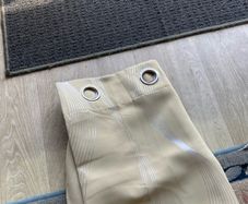 Pair of full length curtains