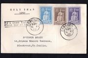 1950 Ireland Holy Year Commemorative Stamps Plain First Day Covery (FDC) with Corcaigh (Cork) Cancel