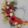 55cm Autumnal wicker wreath Image 3