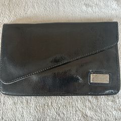 Nine West Grey Patent Clutch BNWT