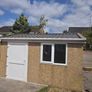 Deluxe 14ft x 12ft Modular Concrete Building Shed with brindle pebble dash finish. Image 10