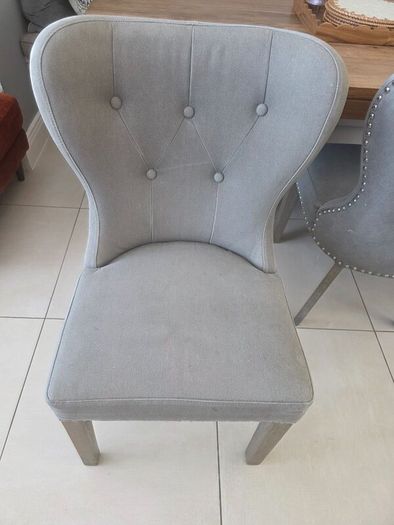 3 Grey Dining chairs