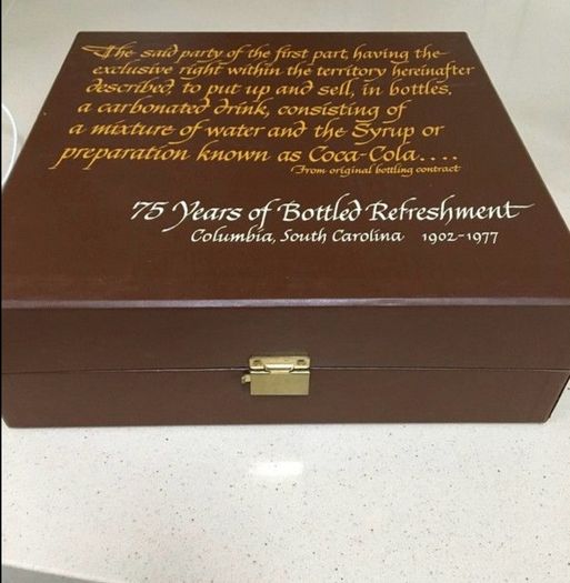 Coca Cola 1977 Anniversary Set