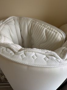king size mattress topper from a clean home only used twice as it's too high